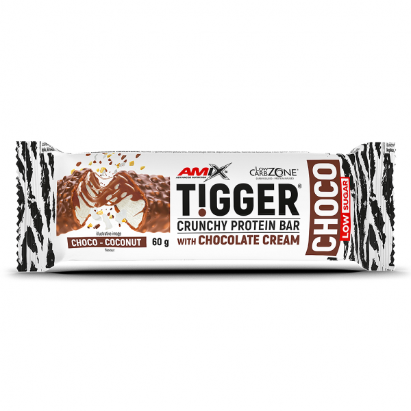 TiggerZero CHOCO Protein Bar 60g Coco